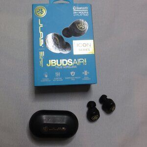 JLAB JBUDS AIR ICON SERIES BLUETOOTH EARBUDS HEADPHONE BLACK